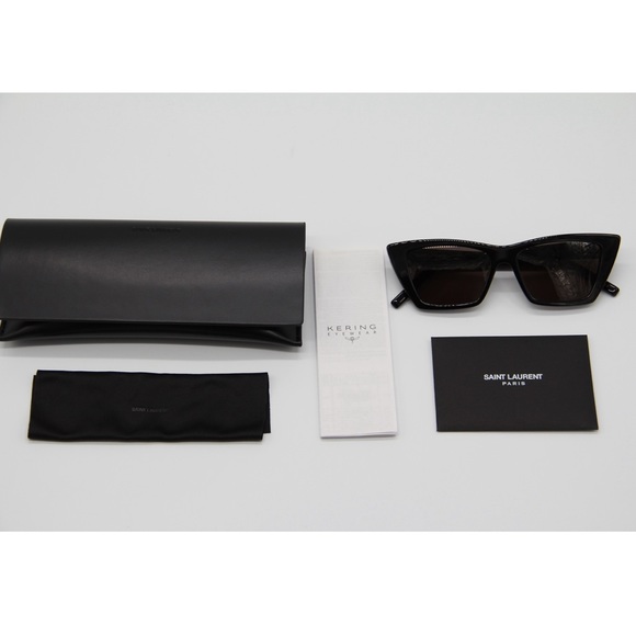 NEW SAINT LAURENT SL276 MICA 001 CAT EYE SUNGLASSES SAINT LAURENT MICA SL 276 - Picture 9 of 10